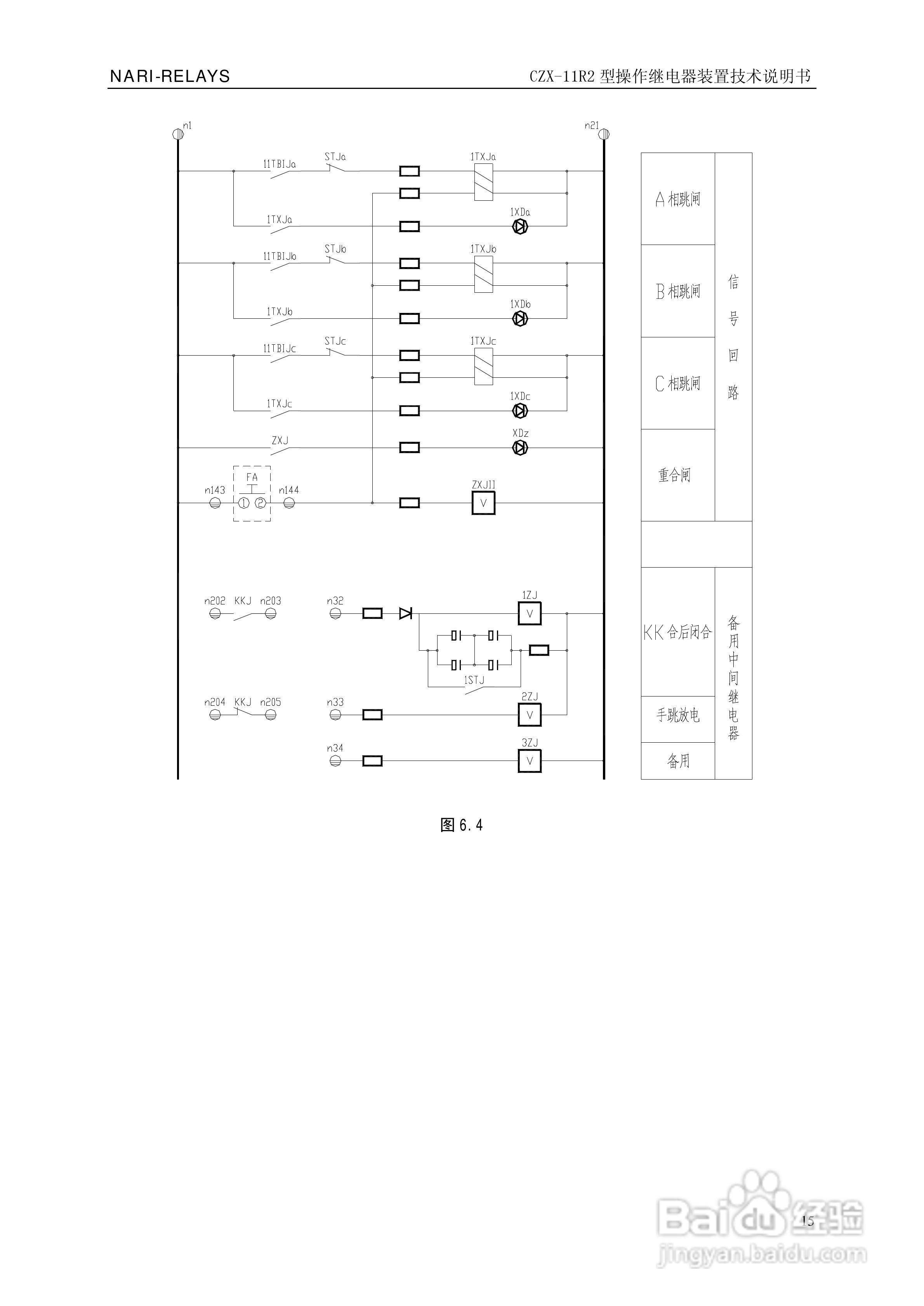 南瑞继保CZX-11R2型操作继电器装置技术说明书:[2]