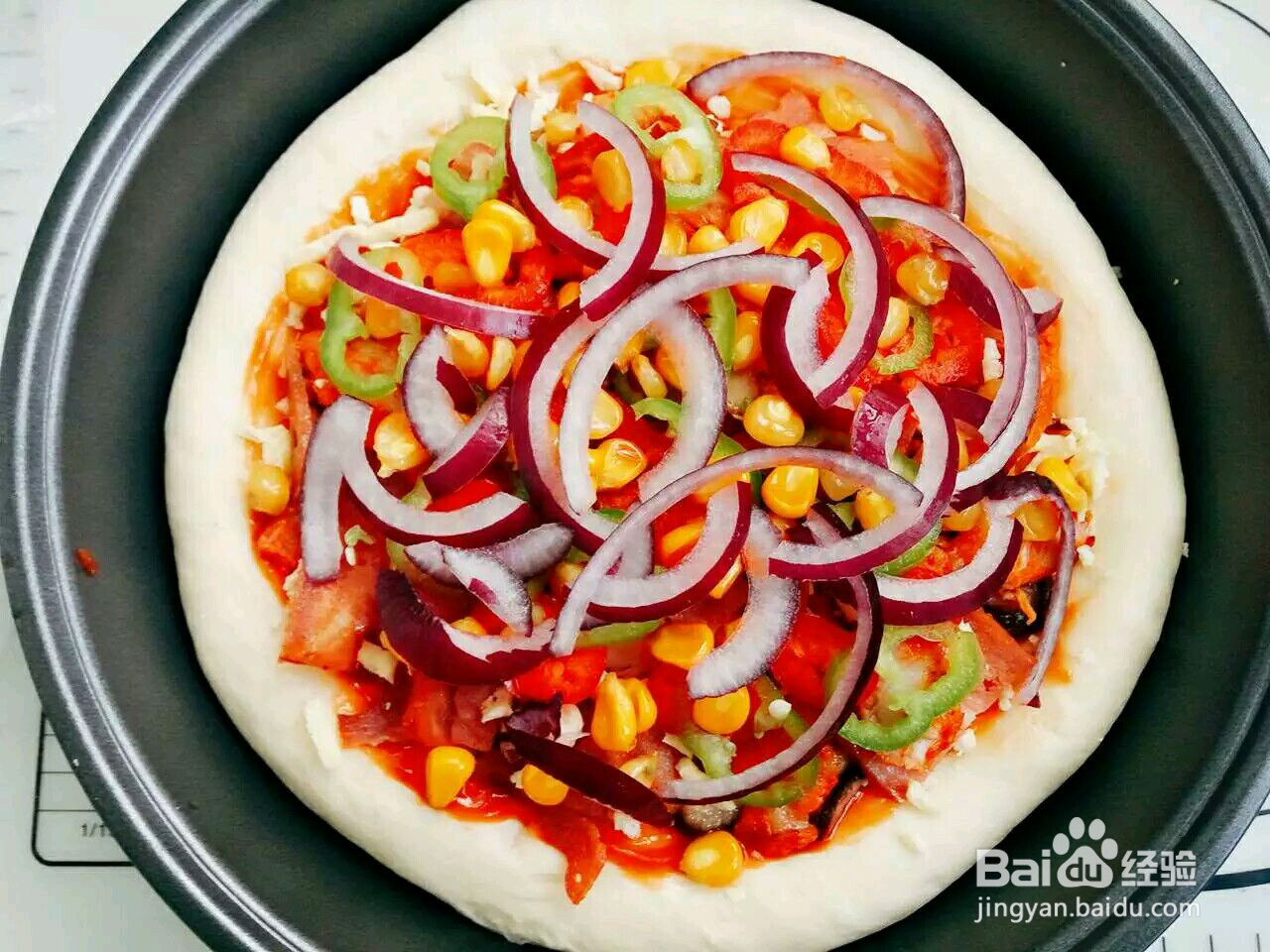 鸡排培根披萨的做法