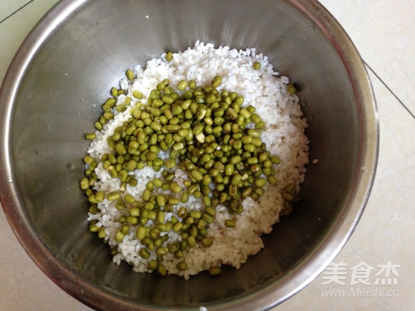 糖玫瑰绿豆糯米粽