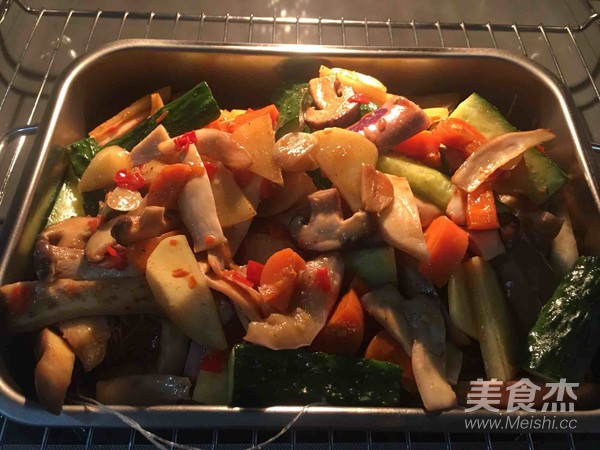 时蔬烤鱼的做法