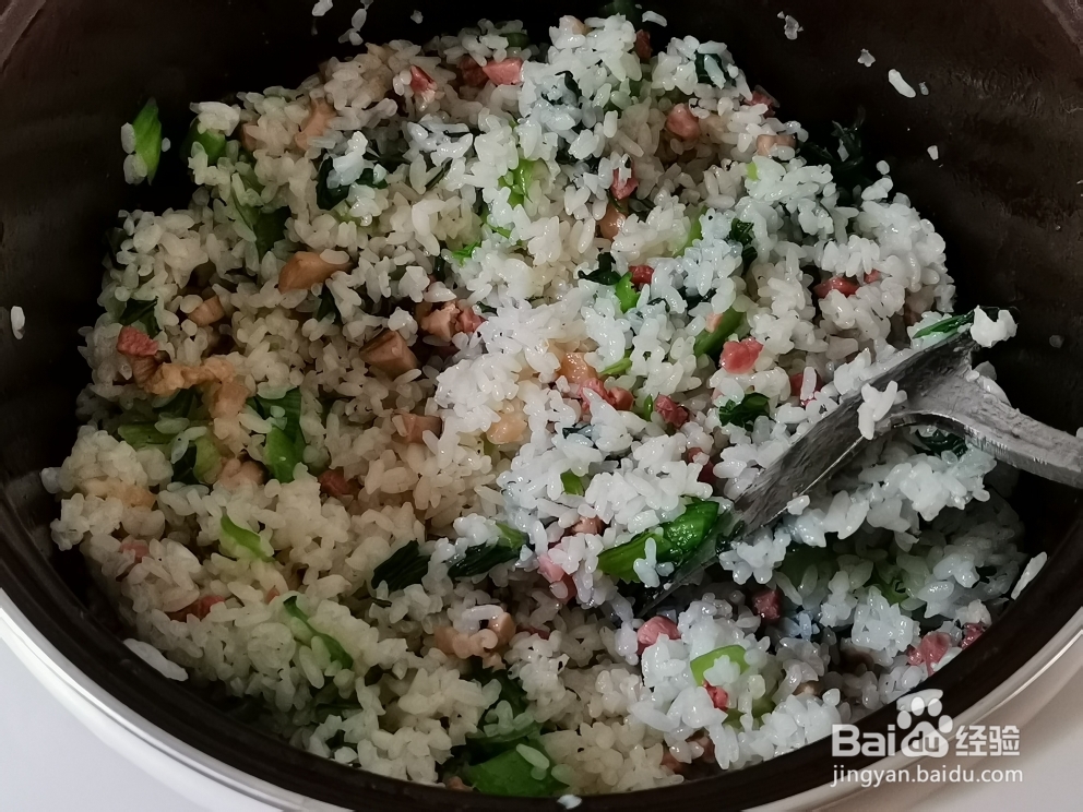 爽脆可口的油版咸肉菜饭