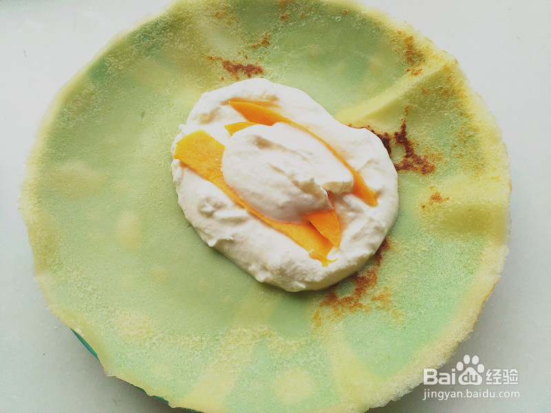 芒果班戟的做法