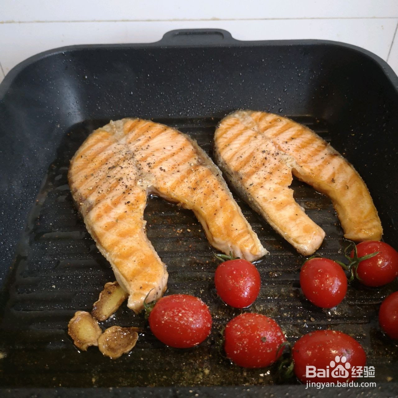 香煎三文鱼的做法