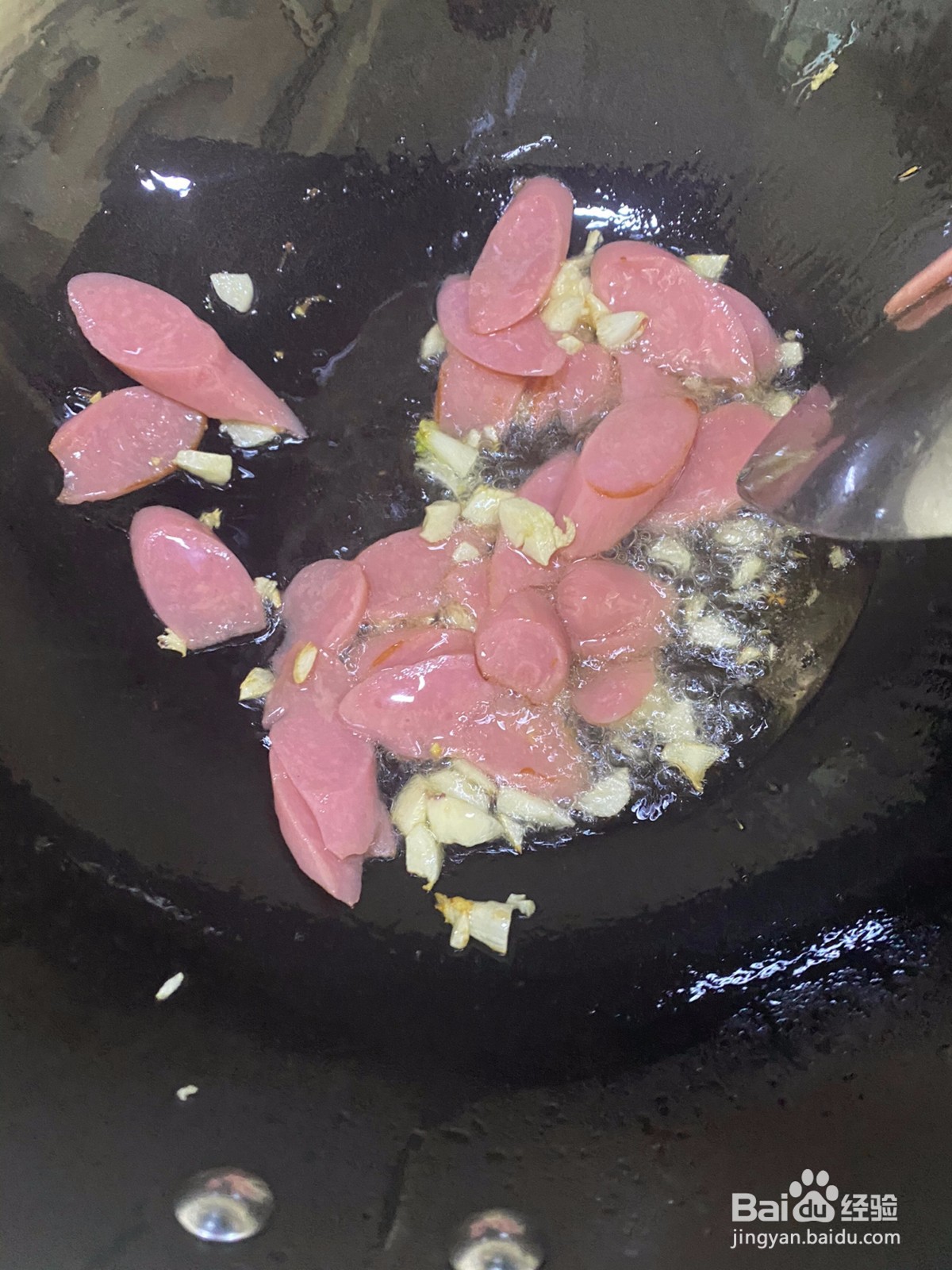 黄瓜炒火腿肠的做法