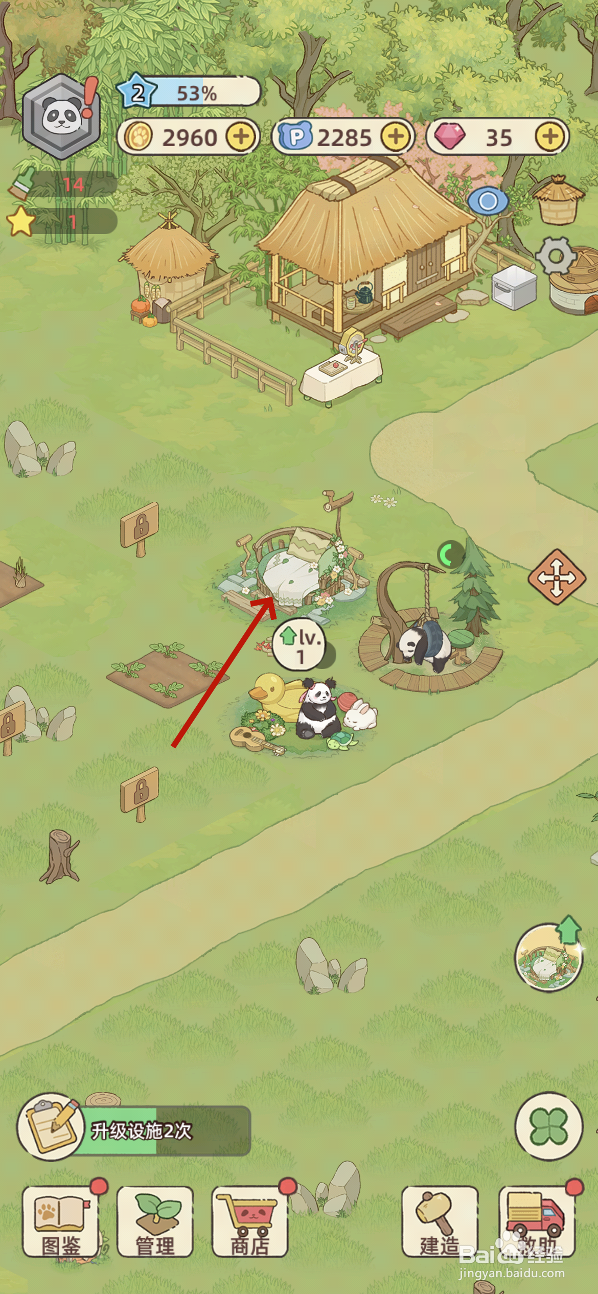 熊猫后院怎么建造观鸟位