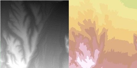 在ArcGIS中如何将表面数据转换为矢量数据