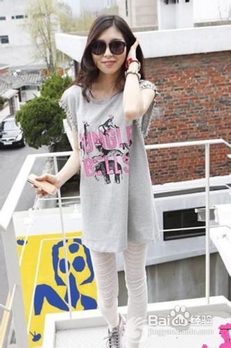 初秋女士打底裤穿着显瘦搭配分享