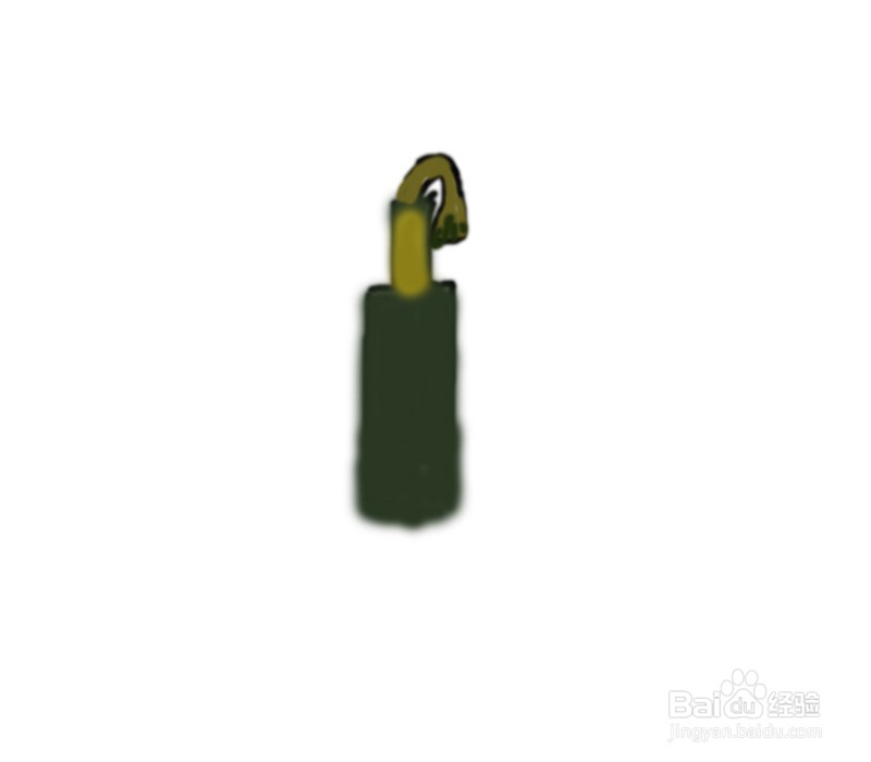 瓶子的简笔画