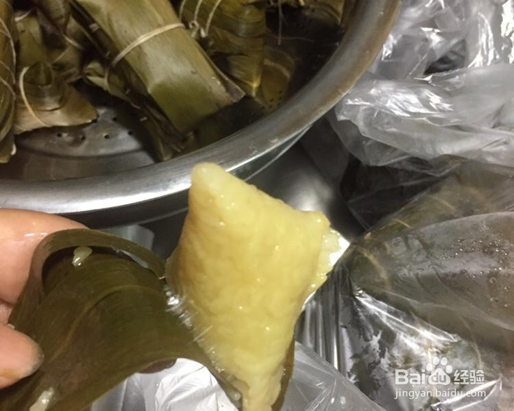 大肉粽蜜枣赤豆粽白米粽的做法