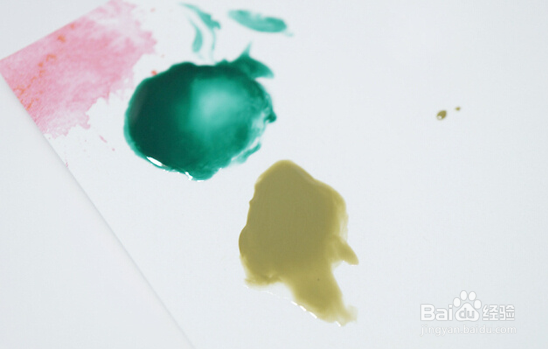 撞色晕染美甲教程