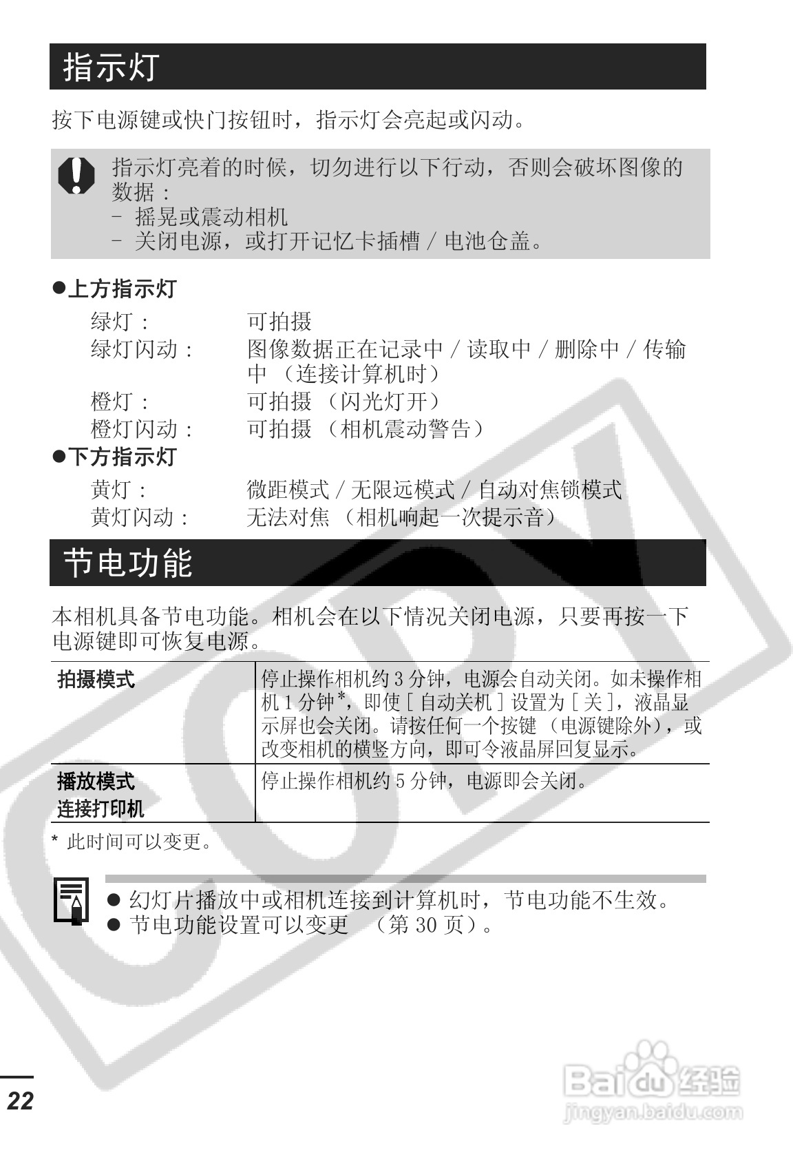 佳能IXUS55数码照相机使用说明书:[3]