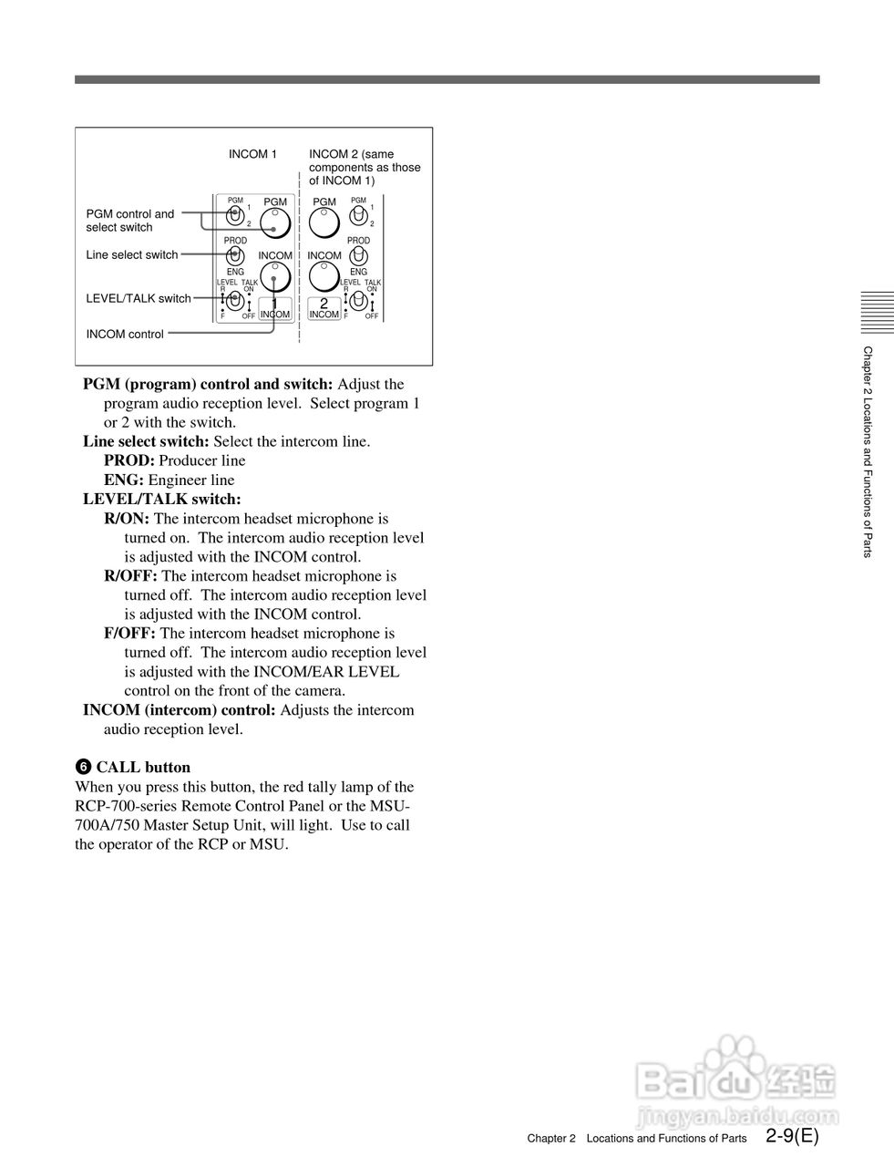 SONY HDC-F950高清摄像机说明书:[9]