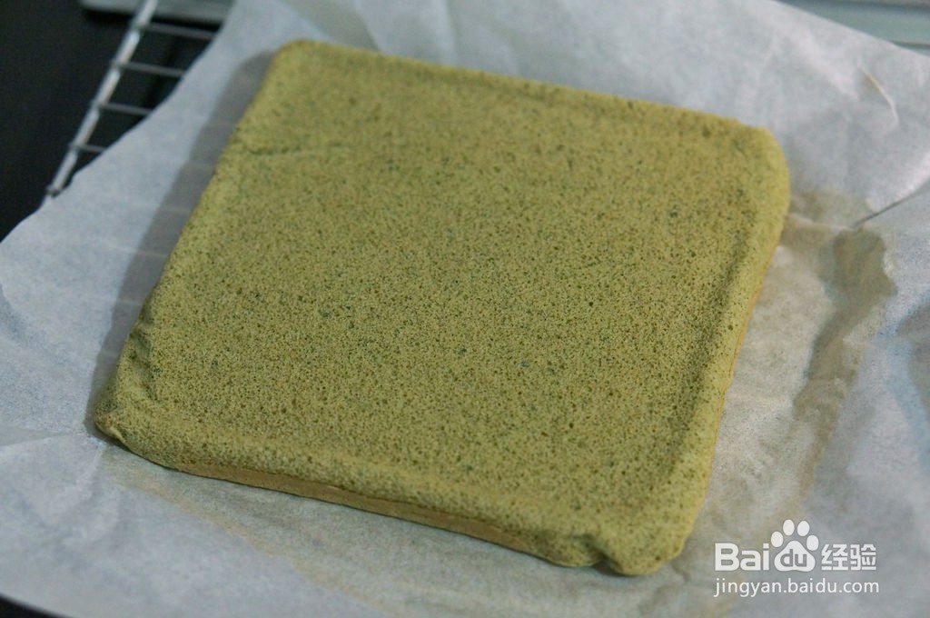 夏日的抹茶蛋糕卷的做法
