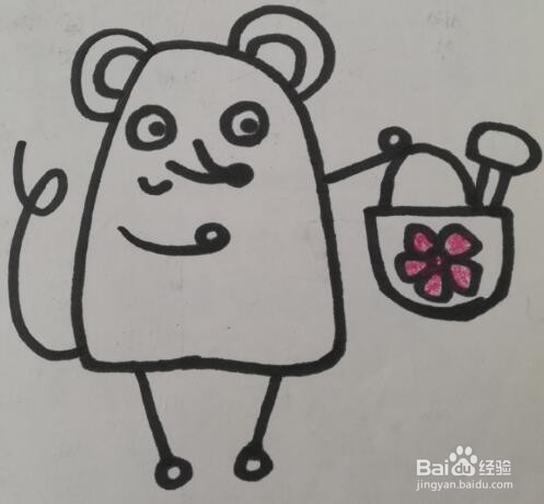 小老鼠的画法 小老鼠的简笔画