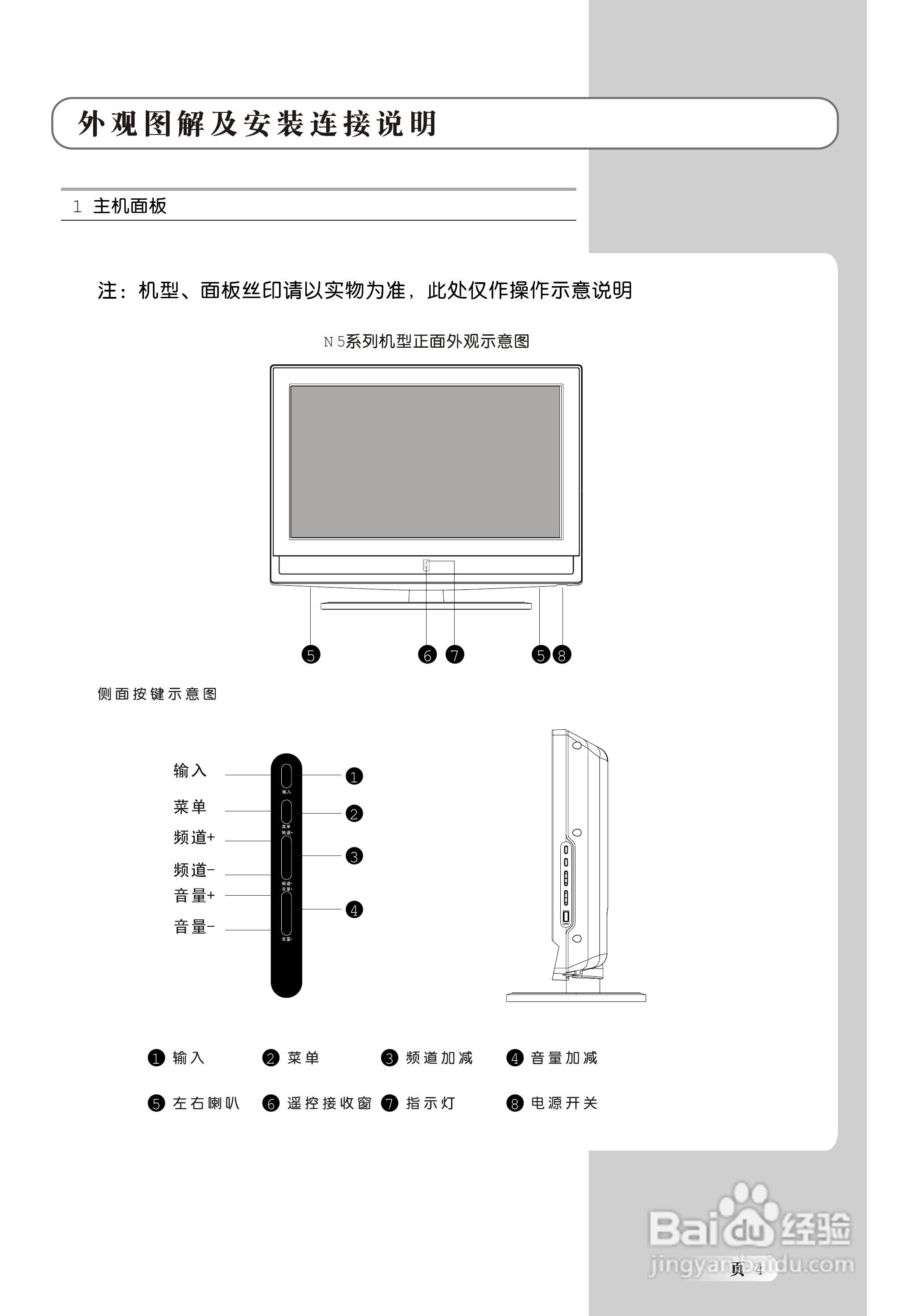 tcl王牌l26n5液晶彩电使用说明书