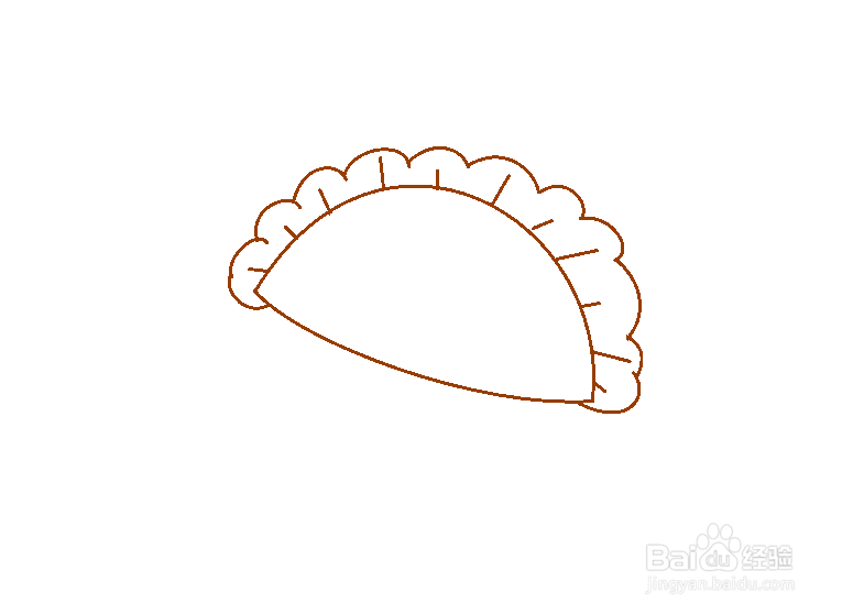 抖音教程水饺画法