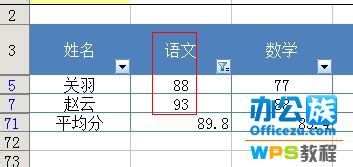 教你WPS表格筛选,按条件显示数据