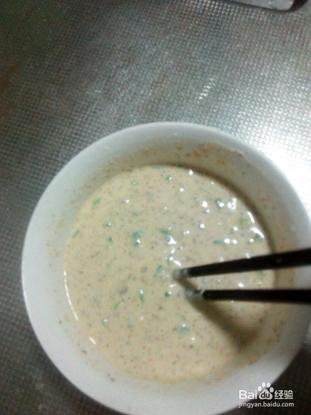 香葱豆渣亚麻籽饼的做法