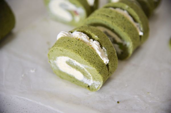 抹茶无花果蛋糕卷