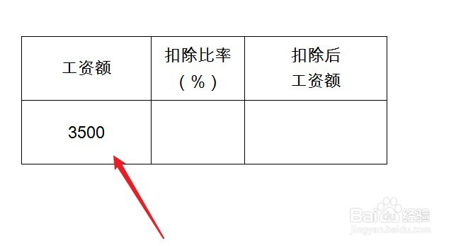 工资3500扣百分之30是怎么算