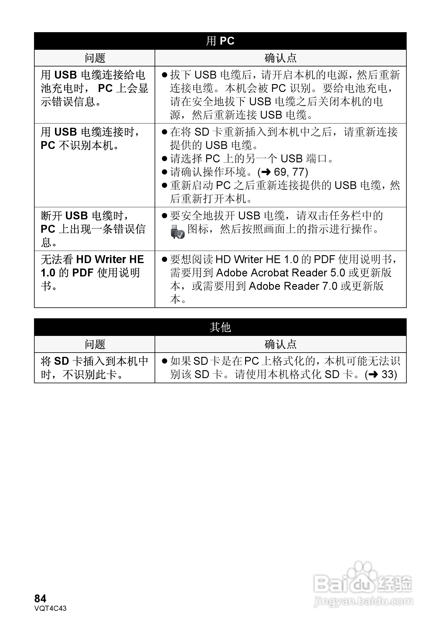 松下HC-V10GK数码摄像机使用说明书:[9]