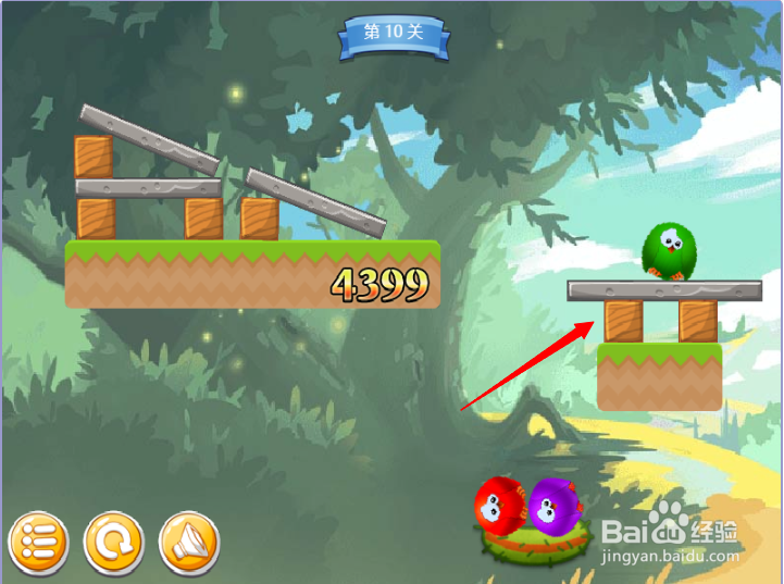 小游戏泡泡鸟历险记2第10关