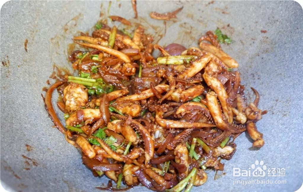 家常酱爆鱿鱼须