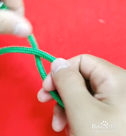 怎样制作十字吊货网结？