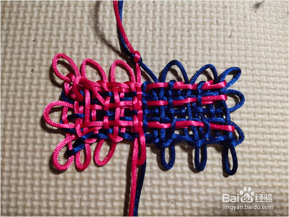 中国结进阶——一字盘长结