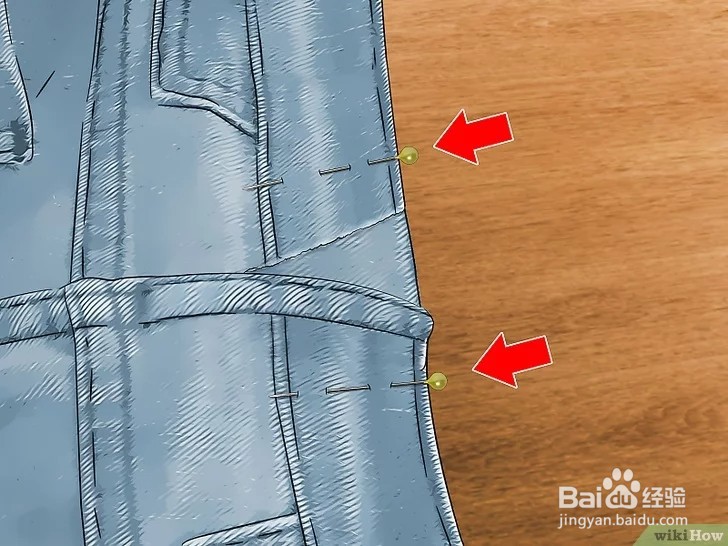 如何加大牛仔裤腰