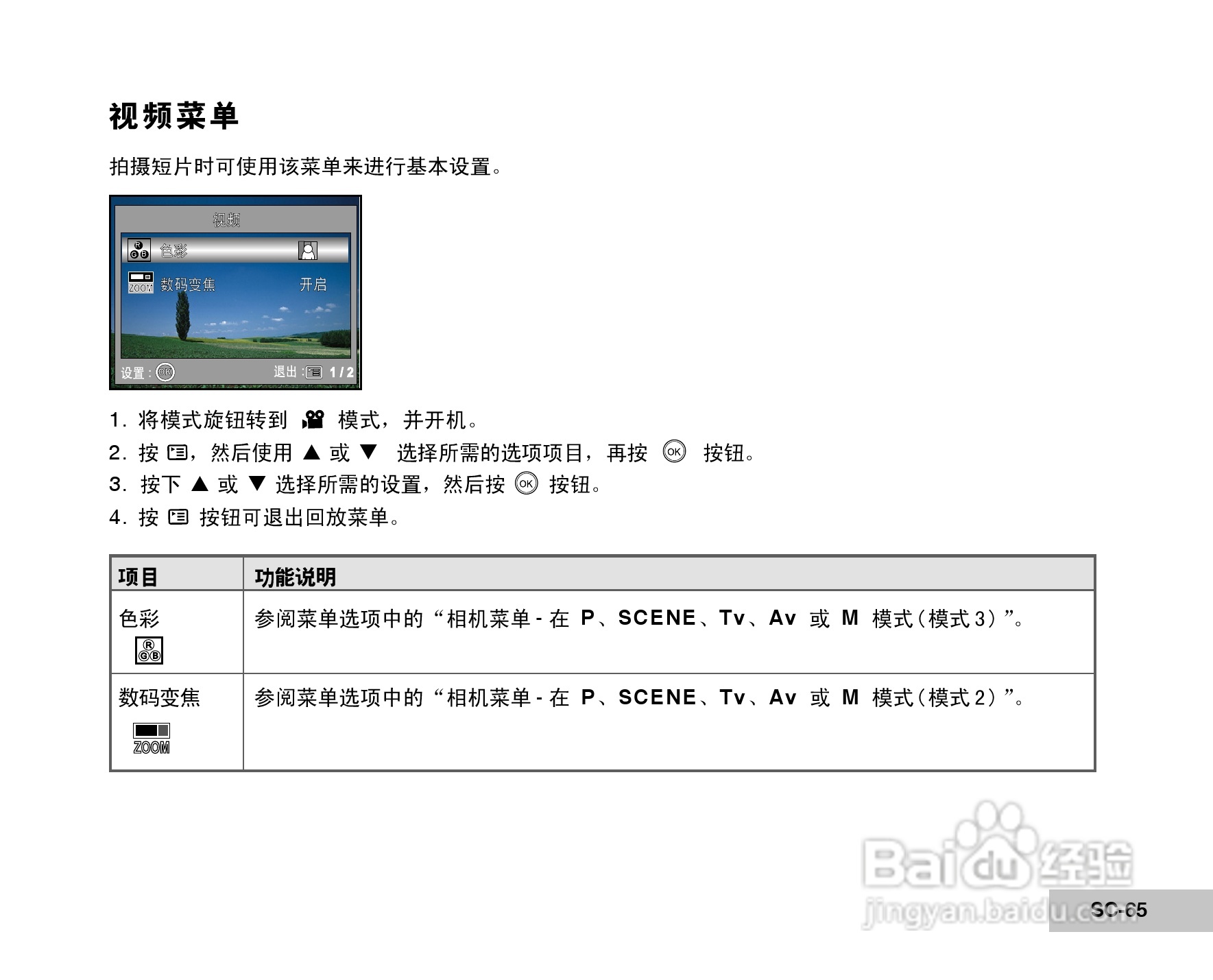 威达ViviCam 6300数码相机使用说明书:[7]