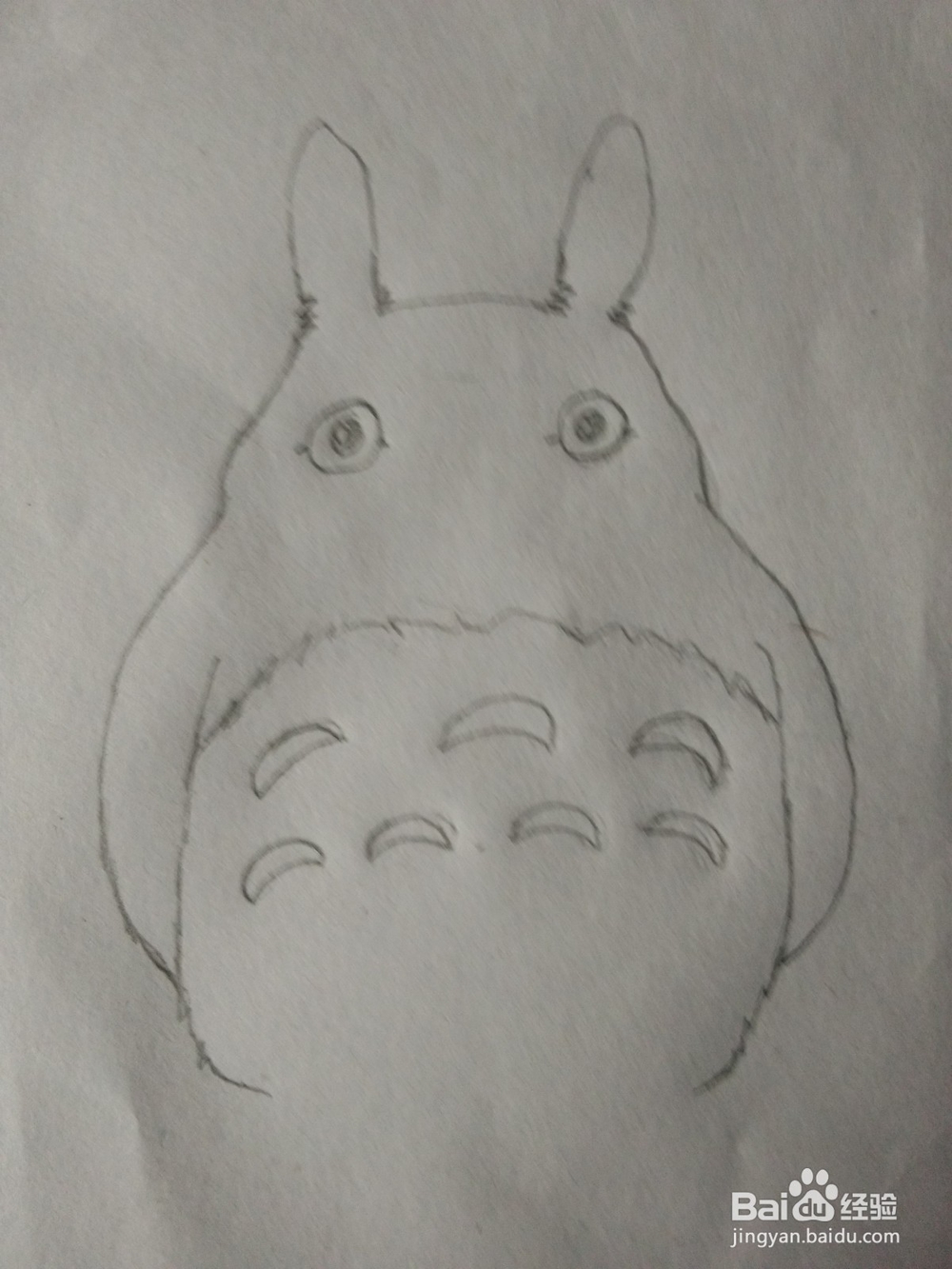 简笔画——怎么画龙猫