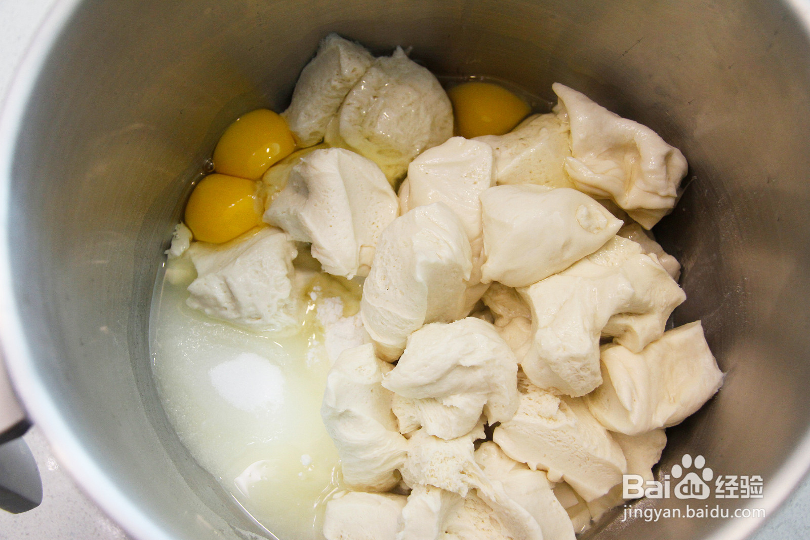 玫瑰酱手撕甜吐司的做法