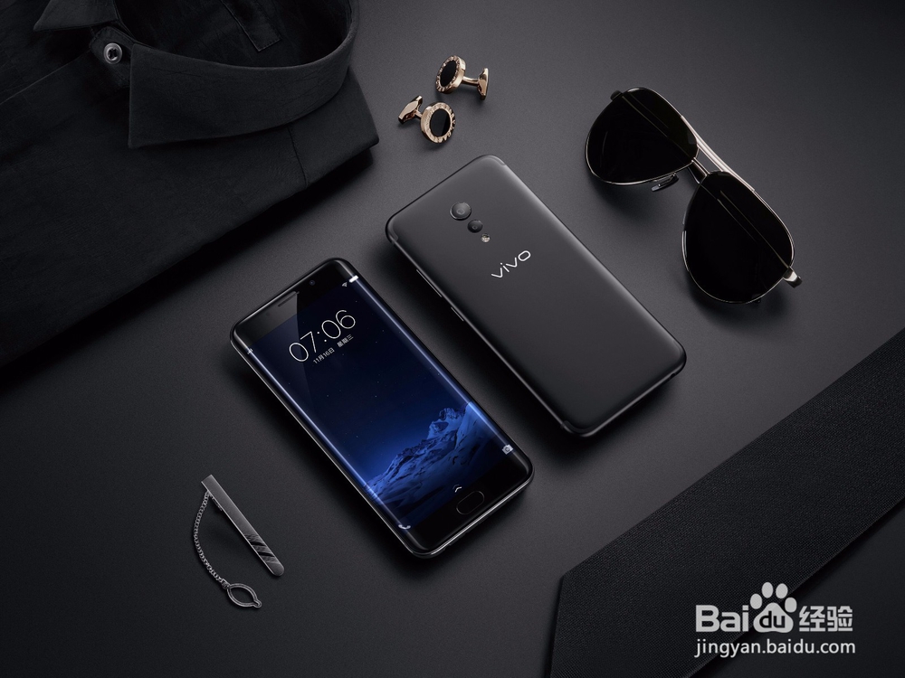 vivo Xplay6磨砂黑真机大片,曲屏双摄旗舰