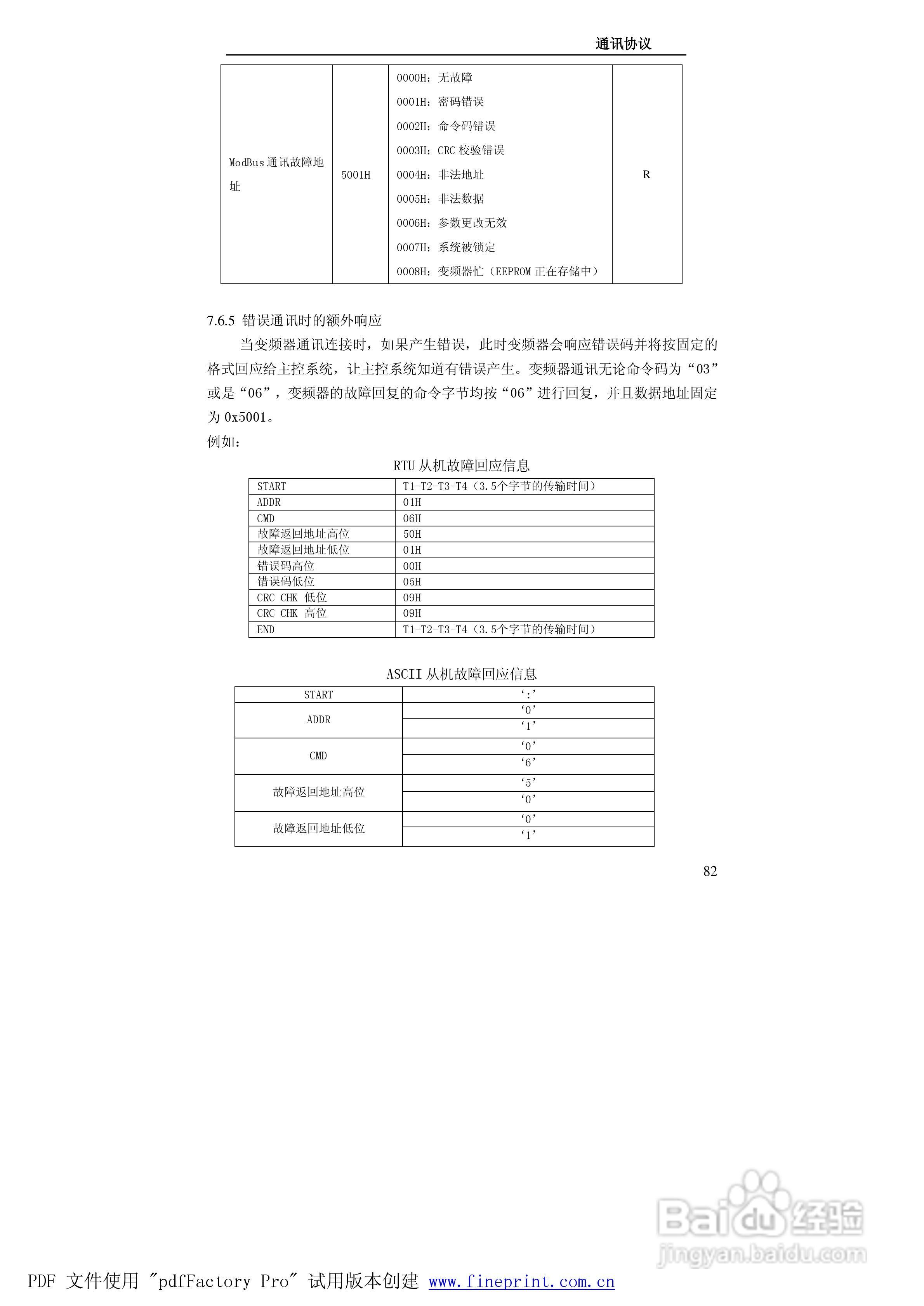 贝士德FA180-400T4变频器使用说明书:[9]