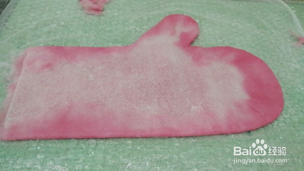 废物利用做羊毛毡手套