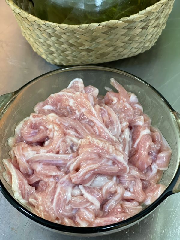 豆瓣青椒炒肉丝