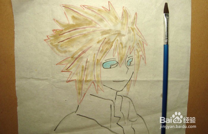 安迷修头发怎么画