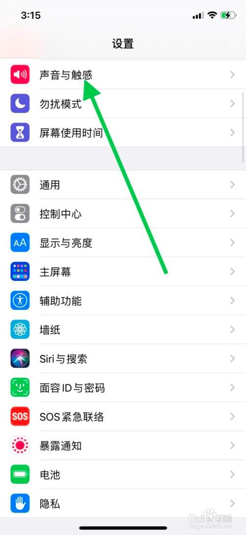 iPhone11手机电话铃声在哪更换