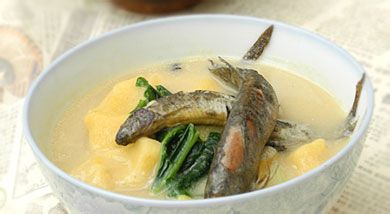 产妇推荐食谱：泥鳅面疙瘩