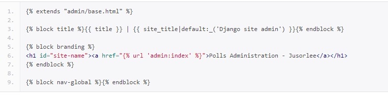 Django1.7中文入门教程：[16]自定义admin外观