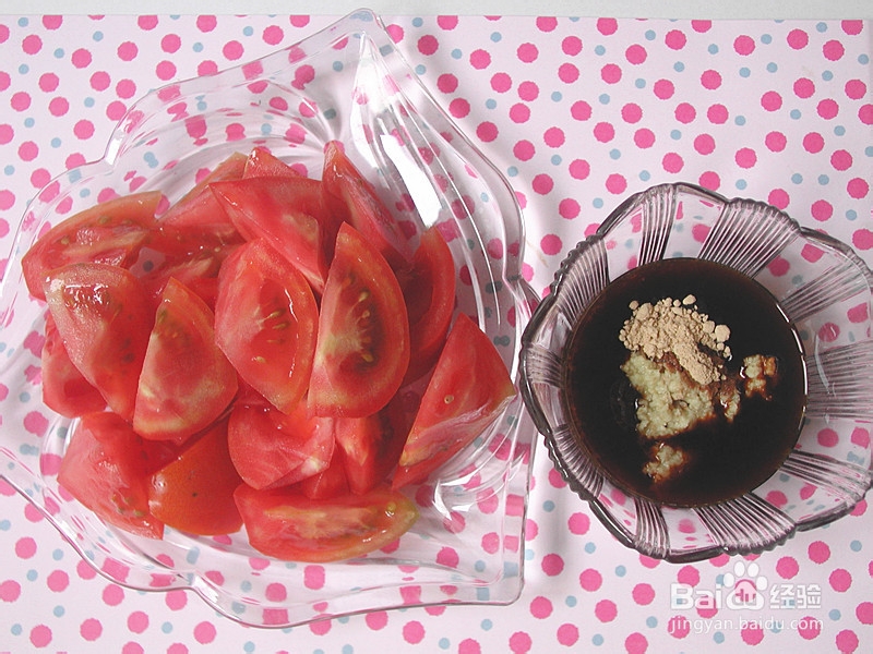 台灣南部~蕃茄沾醬油吃