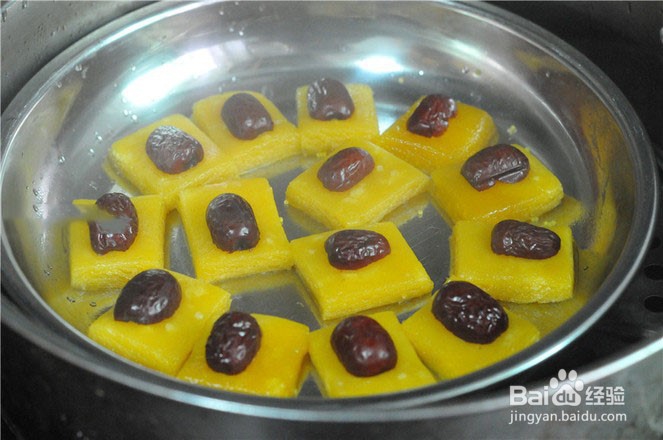 红豆米糕的做法