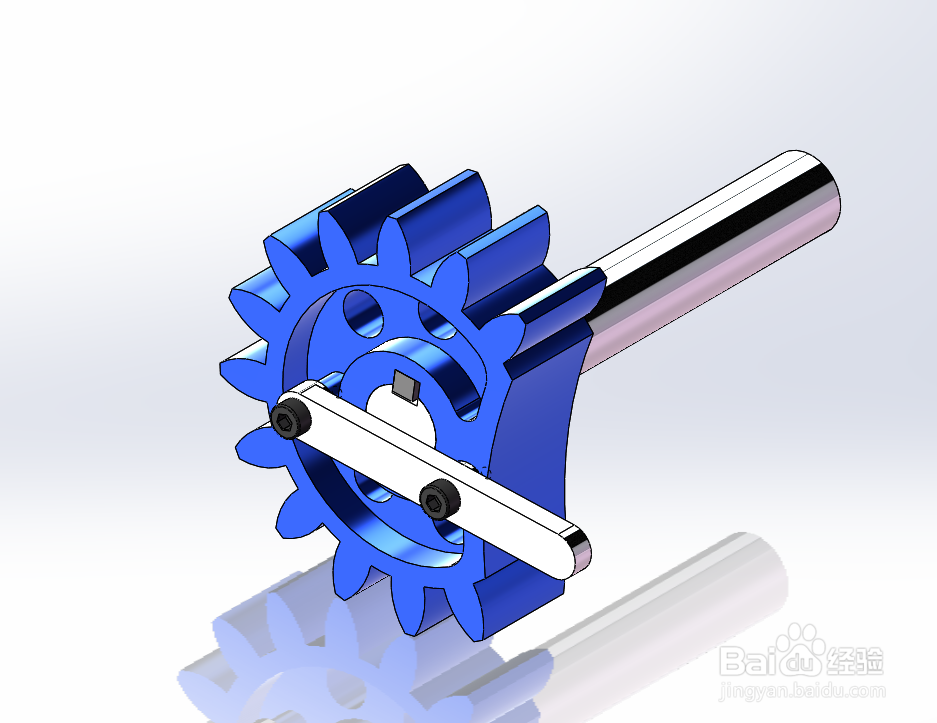 solidworks2019动画仿真-断齿轮转动