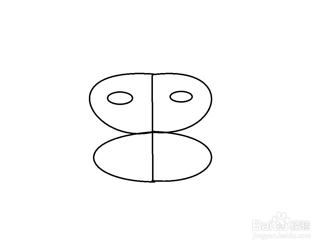 用字母B画蝴蝶的方法