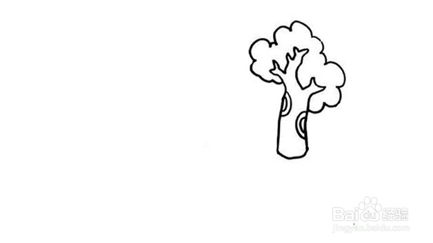 美丽村庄简笔画