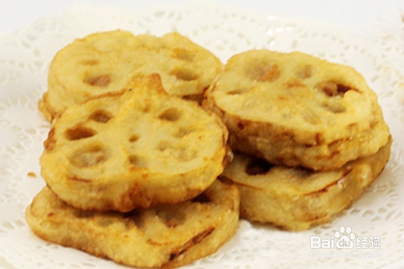 香喷喷的藕盒的做法