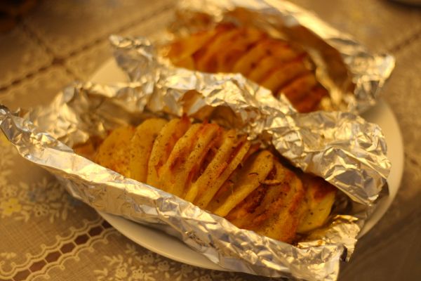 培根芝士风琴土豆