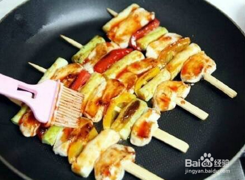 香辣日式烧鸡肉串