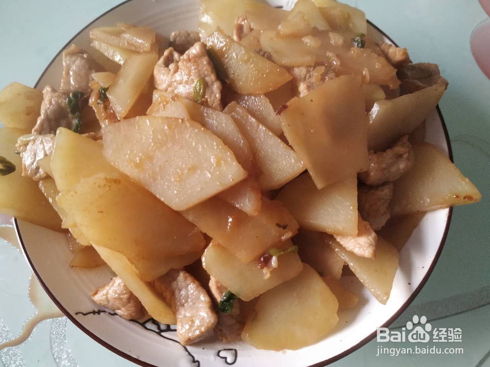 家常土豆片炒肉的怎么做？